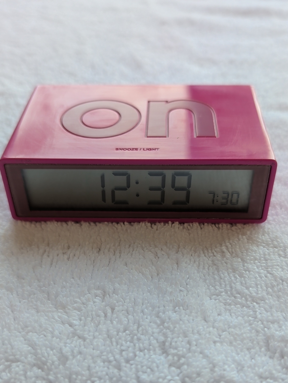 Lexon Flip battery-operated Alarm Clock
